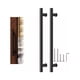 thumbnail image 1 of Manillon Doble Acero Inoxid 100cm Para Puerta Madera Cristal, 1 of 4