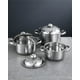 thumbnail image 2 of Ollas Acero Inoxidable 5 Piezas Guisar Freir Cocinar Lau, 2 of 3