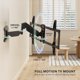 thumbnail image 4 of Soporte para TV Mount-It! de movimiento completo ajustable para 37-80", 4 of 9