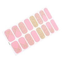 Ioensy - 16 Piezas De Tiras De Uñas De Gel Curado Autoadhesivas Pegatinas De Envoltura De Uñas De Gel Calcomanías Estilo G