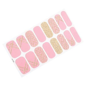 Ioensy - 16 Piezas De Tiras De Uñas De Gel Curado Autoadhesivas Pegatinas De Envoltura De Uñas De Gel Calcomanías Estilo G
