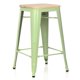thumbnail image 2 of Taburete Medio 66 Tolix Replica Madera Menta, 2 of 2