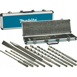 Makita - Set Accesorios Puntos Y Brocas Sds Plus D-71990 10 Pzas-
