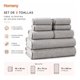 thumbnail image 2 of Set 8 Toallas De Baño Secado Rapido Distintos Tamaños Deco gris, 2 of 4
