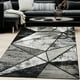 thumbnail image 2 of Alfombra Moderna 14x14 cm Polipropileno Gris, 2 of 3