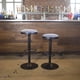 thumbnail image 3 of Juego de taburetes de bar AmeriHome Classic, tela gris carbón, x2, 3 of 5