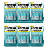 Tiras Para El Aliento Listerine Cool Mint Pocketpaks 72 Unidades (Paquete De 6)