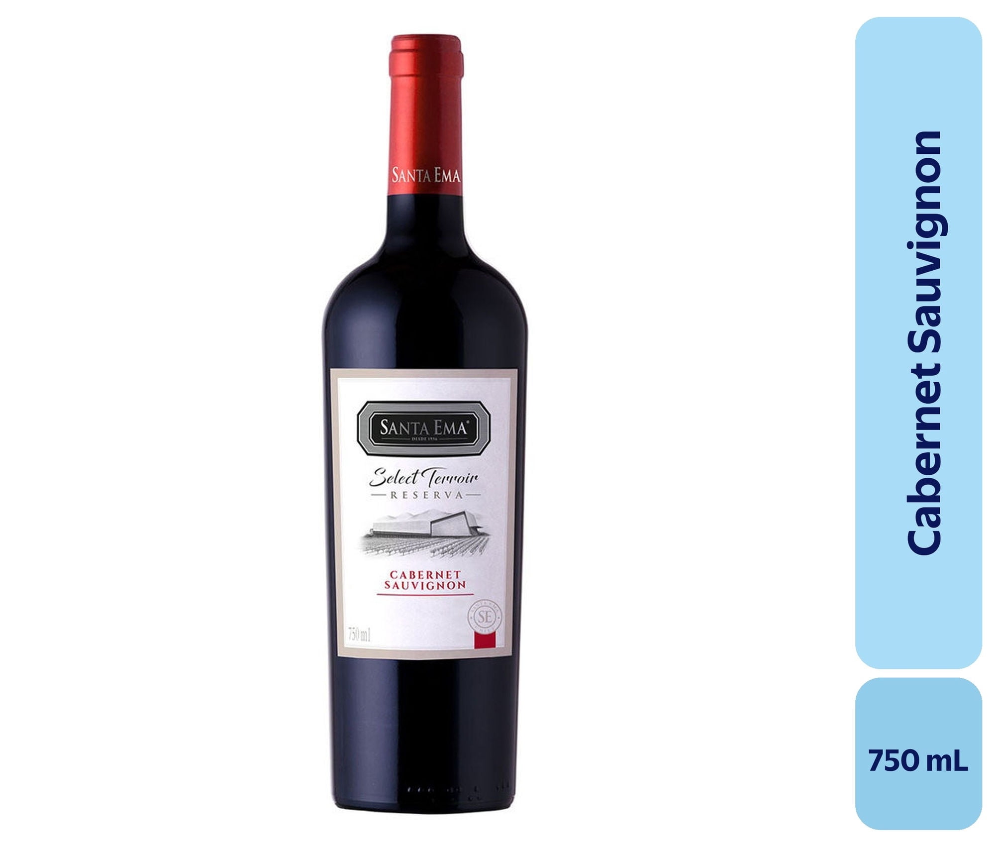 Vino Cabernet Sauvignon Botella 750 mL Santa Ema