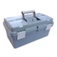 thumbnail image 5 of Caja de Almacenamiento de Herramientas Portátil, Organizador, Bandeja Interior Extraíble, Accesorios Multifuncionales, Caja de Almacenamiento, Estuche Gris, 5 of 5