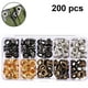 thumbnail image 1 of Juego de 200 ojales, kit de herramientas para ojales, alicates para ojales, herramienta para ojales, ojales para lonas de 6 mm, arandelas, punzón con remache de caja, ojales para cuero, zapatos, lonas, 1 of 8