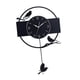 thumbnail image 3 of Reloj De Pared Con Diseño De Pájaro, Silencioso, Negro, Moderno, De 12 Pulgadas, Para Entrada De Estudio En Casa, 3 of 3