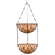 thumbnail image 1 of Macetas colgantes de fibra de coco, macetas de 2 capas para interiores y exteriores, cadena de Metal duradera para producción de viveros de jardín, , Maceta 21x95cm, 1 of 1