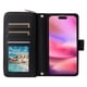 thumbnail image 2 of Funda Cartera con Cremallera y Correa para iPhone 17 Pro Max Soporte y Tarjetero Negro, 2 of 5