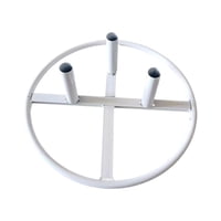 Ioensy - Soporte De Exhibición De Flores De Metal Para Arreglos Florales De Bodas Y Fiestas, Color Blanco