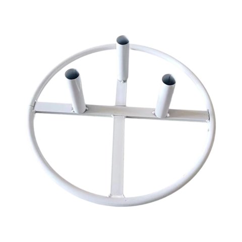 Ioensy - Soporte De Exhibición De Flores De Metal Para Arreglos Florales De Bodas Y Fiestas, Color Blanco