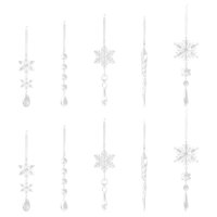 Bothyi - Borde De Decoración De Árbol De Navidad, Colgante Falso Para Vacaciones, Decoración De Fiesta De Año Nuevo, Estilo A