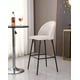 thumbnail image 4 of Piso de Bar Taburete Velvet 66cm Terciopelo Blanco, 4 of 5