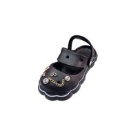 Vinnys Outlet - Sandalia Casual Playa Mujer Negro