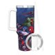 thumbnail image 3 of Los Superhéroes de Marvel Vaso aislado de acero inoxidable con asa, diseño temático, regalo para familia, amigos y fans; incluye pajita y encaja en el portavasos estándar, 40 oz, 3 of 6