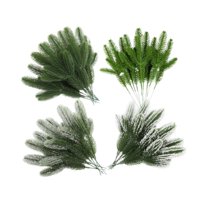 Bothyi - 72 Ramas De Agujas De Pino Artificiales Para Manualidades, Jarrones Para El Hogar, Ramitas De Hojas De Pino Artificiales