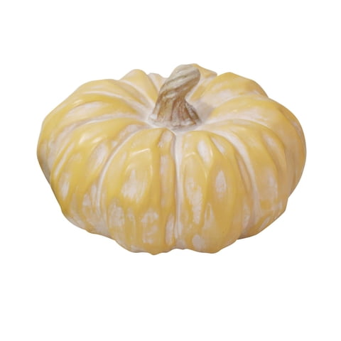 Bothyi - Calabazas Artificiales Decoraciones De Calabaza Para Centro De Mesa Que Muestra Amarillo