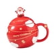 thumbnail image 4 of Taza De Cerámica Navideña, Taza Para Beber, Taza Para Amigos, Niños, Niñas, Niños Y Adultos, Color Rojo, 4 of 5