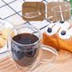thumbnail image 2 of Set 2 Tazas Espresso Doble Pared Borosilicato 80ml, 2 of 5