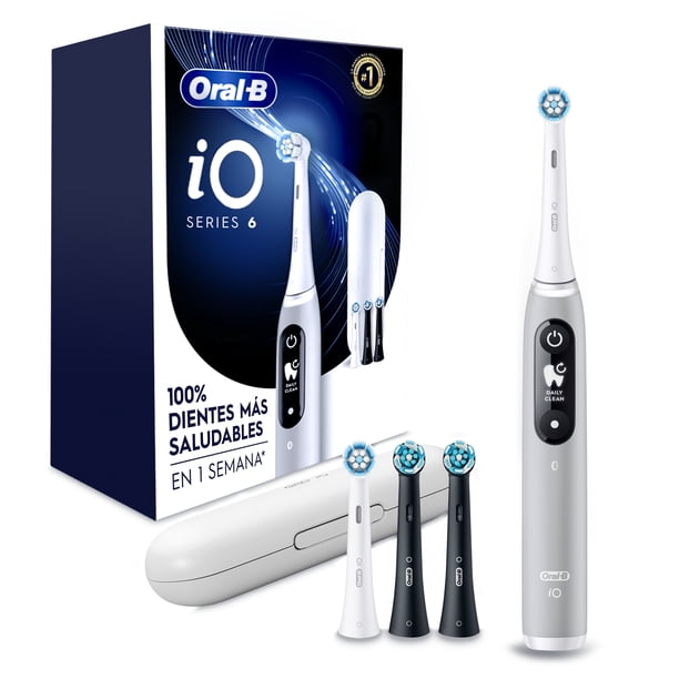 Cepillo de Dientes Eléctrico Oral B iO Series 6, 1 Mango 4 Repuestos