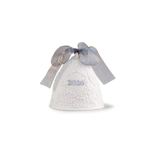 Adorno LLADRÓ 2026 de porcelana azul 9 × 8 × 8 cm 110 g