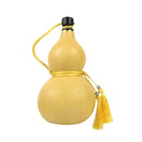 Magideal - Botella De Agua Decorativa, Botella De Vino, Calabaza De Vino, Calabaza Tradicional Portátil De Gran Capacidad, Botella De Agua, Hervidor De Bebidas Para Decoración De Entrada Amarillo Grande
