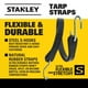 thumbnail image 3 of Bungee Cords STANLEY S300421, caucho negro 21 para todo tipo de clima, paquete de 10, 3 of 3