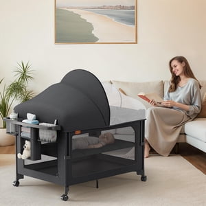 Cuna Para Bebés 4 En 1 Tinyglow Tinyglow Con Colchón Y Mosquitera