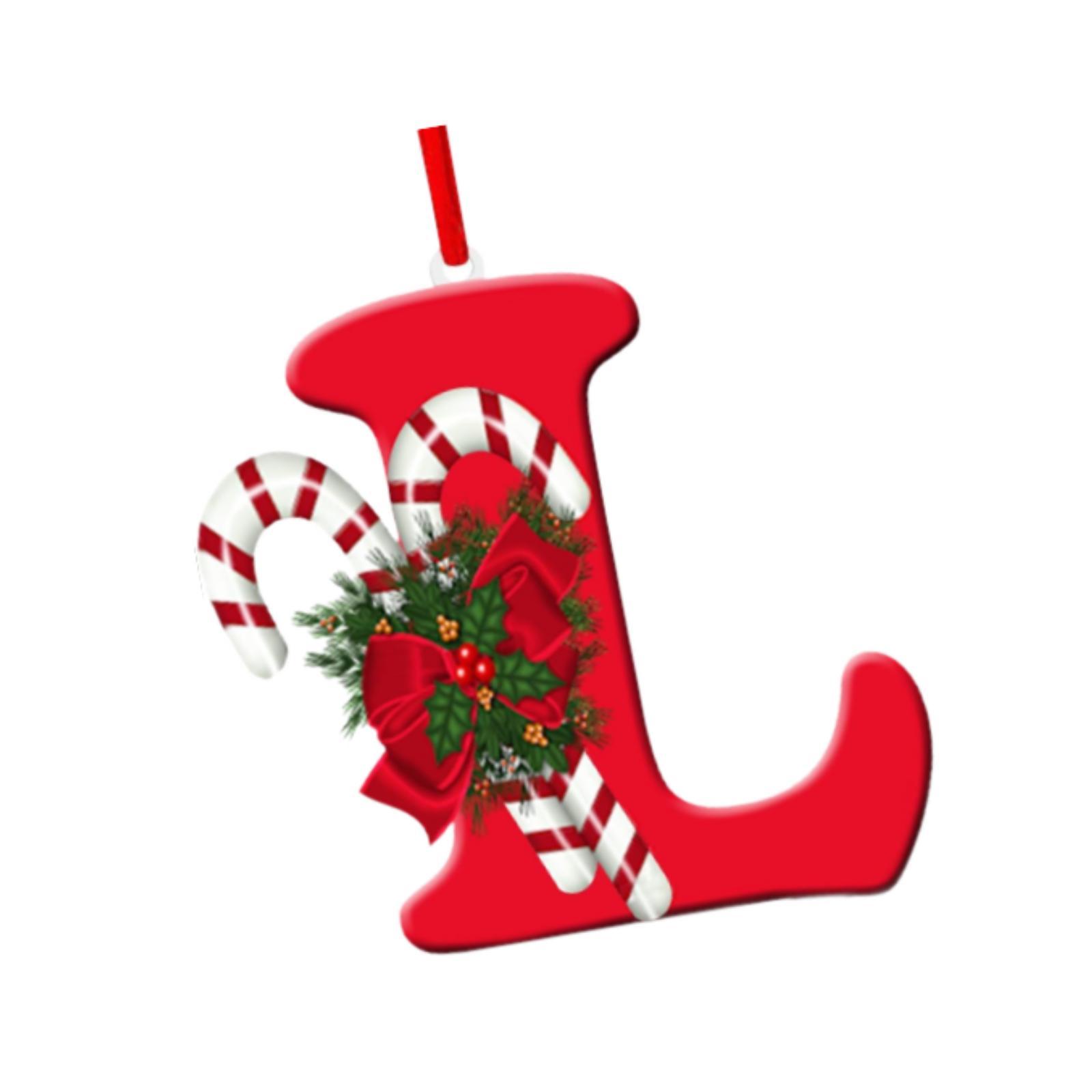 Bothyi - Adorno Colgante Para Árbol De Navidad Con Letras, Decoración Navideña Para El Porche, Vacaciones De Año Nuevo L