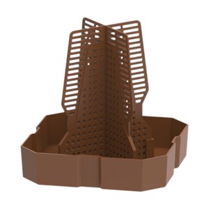 Ioensy - Comedero Para Dragones Barbudos, Camaleones, Ranas, Lagartos, Mascotas Trepadoras, Color Marrón