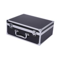 Magideal - Estuche Rígido De Aluminio Para Transporte, Caja Rígida, Multiusos, Caja De Herramientas Grande Para Accesorios, Para Reparadores Domésticos Y Profesi