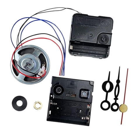 Bothyi - Mecanismo De Movimiento De Reloj De Pared Diy, Accesorios De Reloj Diy Con Caja De Timbre Musical, Estilo D