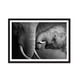 thumbnail image 1 of Cuadro Elefantes Familia con Marco Negro 50x40 CM, 1 of 1