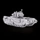 thumbnail image 3 of 3D Metal Assembled Model DIY Puzzle Puzzle Assembled Plates Churchill Tank Toy Birthday Gift Ornament, Suitable For Adults And Children To Assemble, 3 of 3