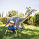thumbnail image 3 of Dinosaurio Triceratops Inflable Intex Jurassic Dino Pals, 3 of 3