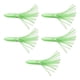 thumbnail image 1 of Señuelos De Pesca Faldas De Calamar 30 Cm Falda De Trolling Brillan En Los Ojos Oscuros Verde 5 Piezas, 1 of 5