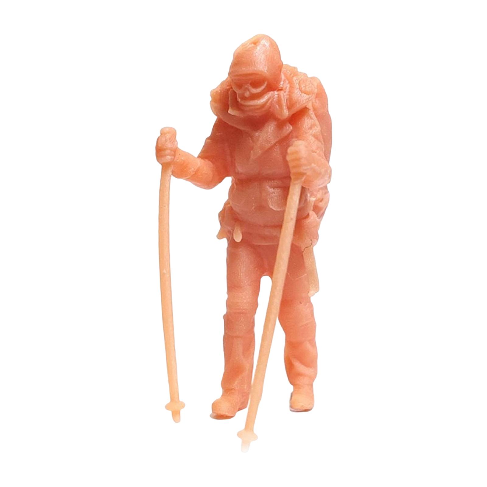 Bothyi - Figuras De Personas En Miniatura Sin Pintar A Escala 1/64 Para Decoración De Escenas En Miniatura Diy Estilo C