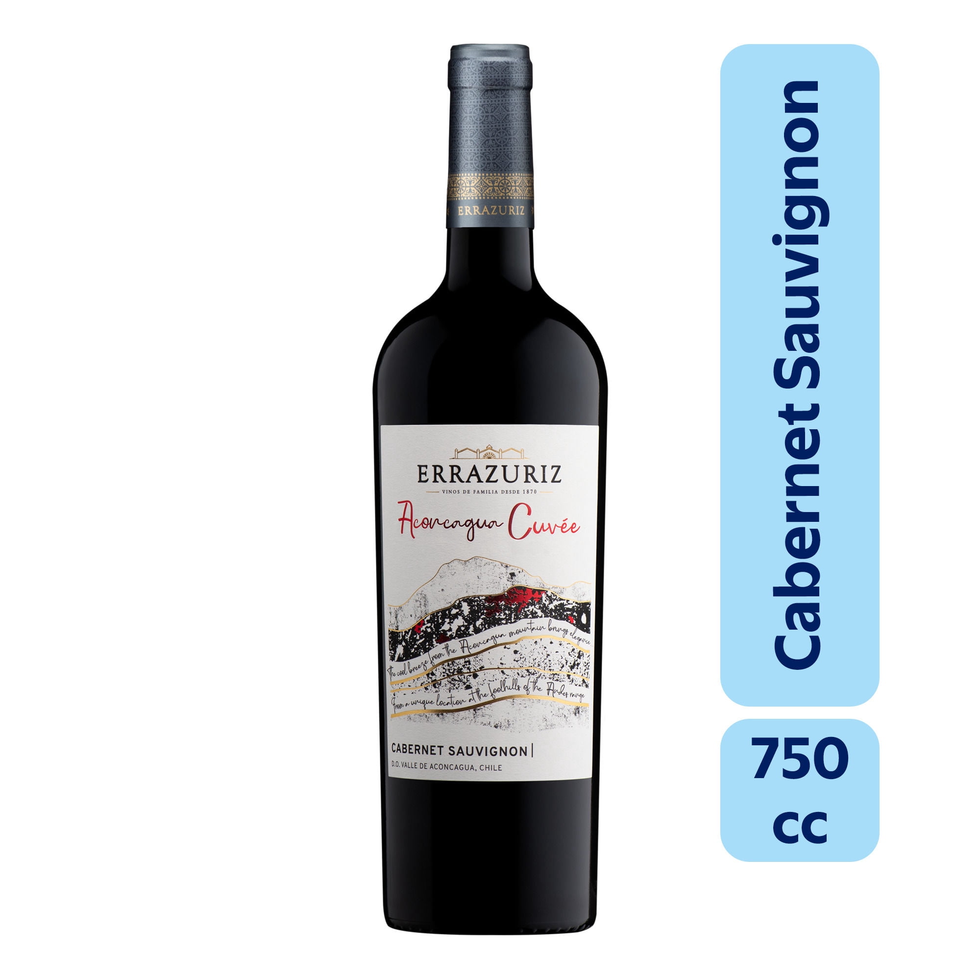 Vino Tinto Cabernet Sauvignon Gran Reserva Aconcagua Cuvée 13.5° Botella