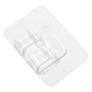 Magideal - 25 Ganchos Para Cables De Luz Para Exteriores, Ganchos Colgantes De Iluminación Para Exteriores Transparentes Resistentes A La Intemperie Para Balcón