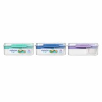 Hermético Bento To Go + Pote Para Yogurt Plástico 1.65L, Color Surtido 1 Un Sistema