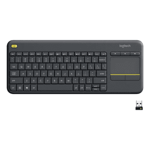 Teclado Inalambrico Logitech K400 Plus Con Touchpad Negro