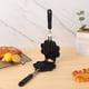 thumbnail image 2 of Waffle Maker Pan - 5.1in Estufa Top Waffle Hierro Utensilios de cocina, Portable Camping Desayuno Maker para Estufa, 2 of 3