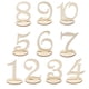 thumbnail image 2 of MDF Madera 10cm Números De Mesa 1-10 Base Set Boda Fiesta De Cumplea?os Francés, 2 of 5