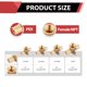 thumbnail image 2 of Conector en T PEX EFIELD 3/4" x 3/4" x 1/2" NPT - Pack de 10 unidades, 2 of 6