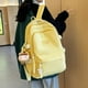 thumbnail image 3 of Solid Color Women Rucksack Large School Bag Backpack for Teenage Girls Fashion College Student Book Bag Mochilas рюкзак 가방, 3 of 3