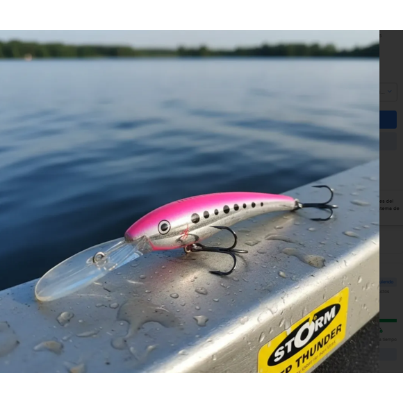 Storm Deep Thunder 11 cm 28 g – Señuelo Trollin Color Rosa Puntos